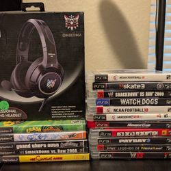 PlayStation 3 & 2 Video Games