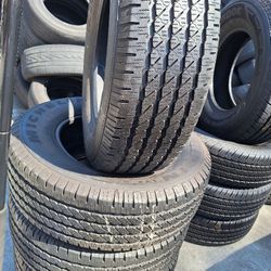 255/65R17. $300 MICHELIN SEMI NEW FOUR TIRES