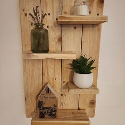 Farmhouse shelf decor