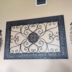 Kirklands metal Frame And Candle Holders