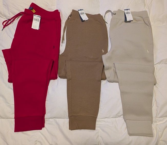 Ralph Lauren Double Knot Joggers Size LARGE 