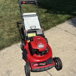 Toro Personal Pace Self Propelled Lawn Mower with Bag  