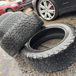 Used matching set  BF Goodrich All-Terrain T/A KO2 LT275/55R20 