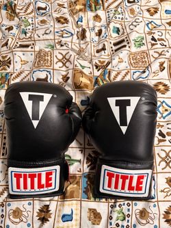 Kids youth title boxing gloves
