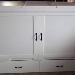 Bed - Murphy Bed with Storage - Queen Size