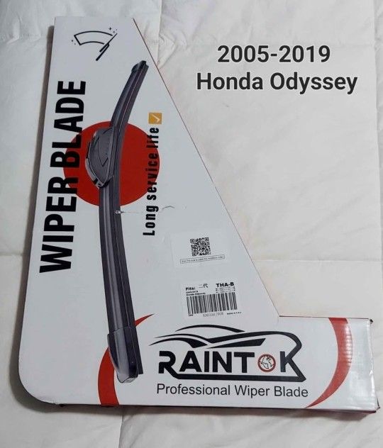 NEW! RAINTOK Windshield Wiper Blade Set Replacement for 2005-2019 Honda Odyssey