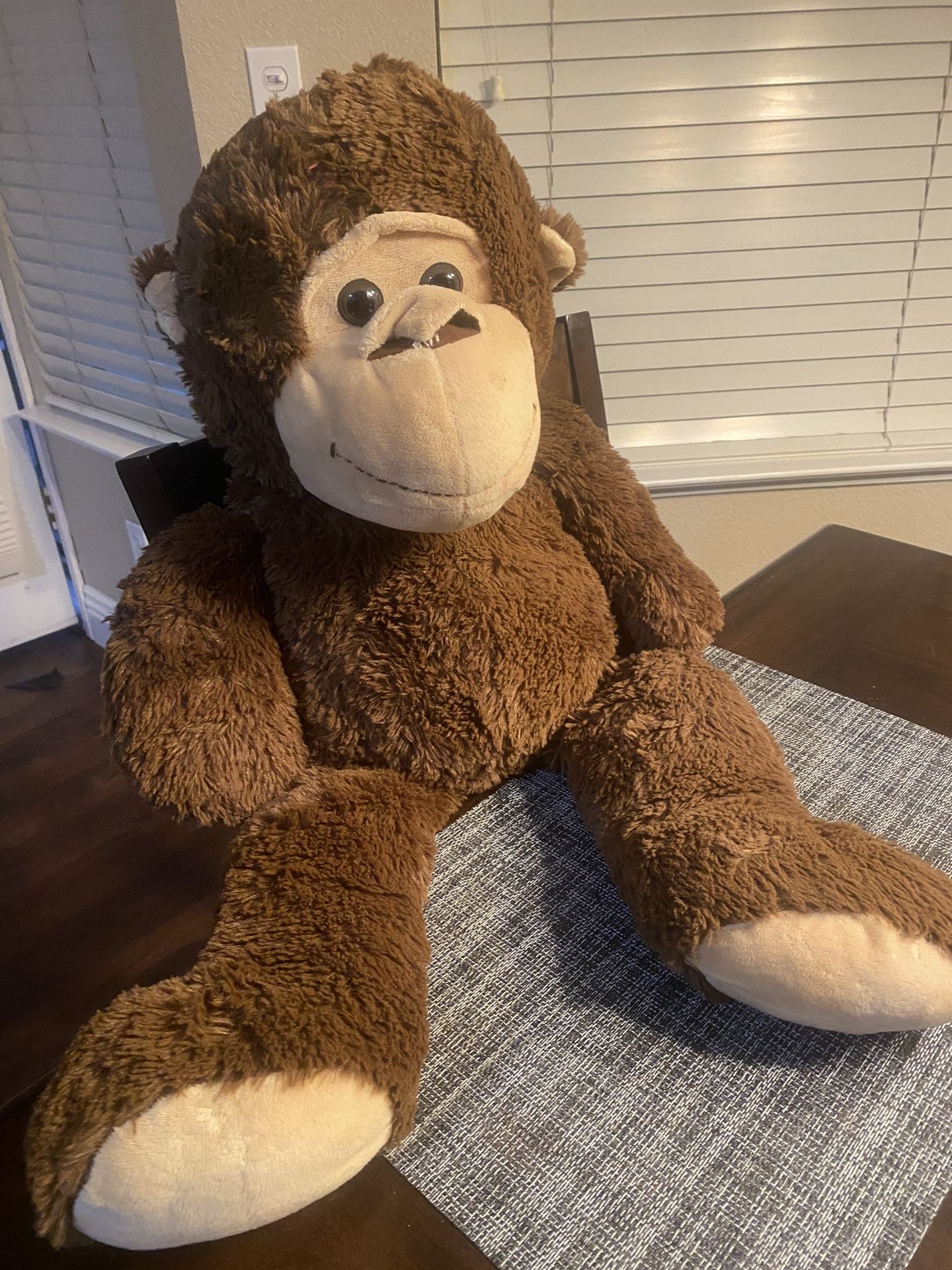Huge 31 Inch Monkey Stuffed Animal 