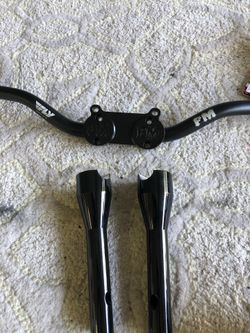Bill and Black 9 inch Forbidden risers and bars,