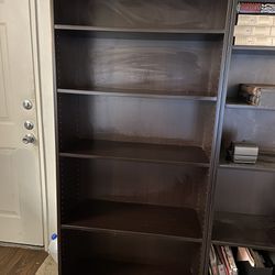 Dark Wood Bookshelf (TWO Available) 