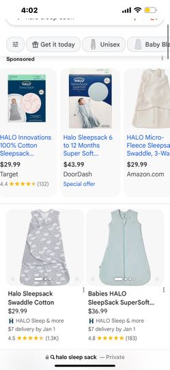 Bolsa De Bebé Baby Sleeping Sacks Lea Descripción