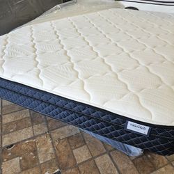 Mattress And Box Spring Queen Size 