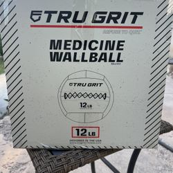 TruGrit 12 lb Medicine Wallball