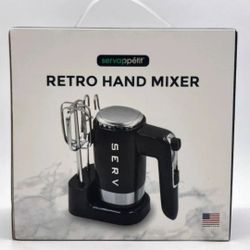 Servappetit Black  Style Hand Mixer New I Can Deliver 20$ 