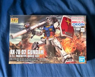 HG gundam the origin rx-78-02