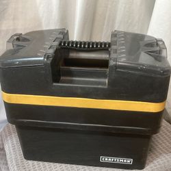 Used Clean Sturdy CRAFTSMAN 3 Tier Plastic TOOL ORGANIZER/BOX