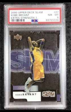 2000 Upper Deck Slam KOBE BRYANT Extra Strength 1 74/500 #27 PSA 8 LOW POP 21