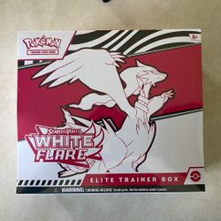 Pokémon Scarlet And Violet White Flare Elite Trainer Box