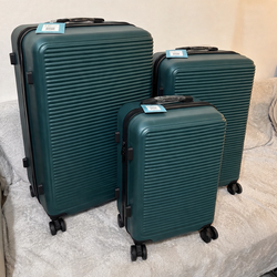 3-Piece Luggage Set Green