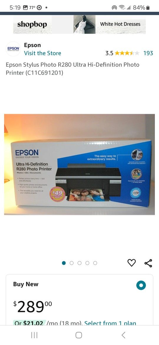 Epson Stylus photo r280