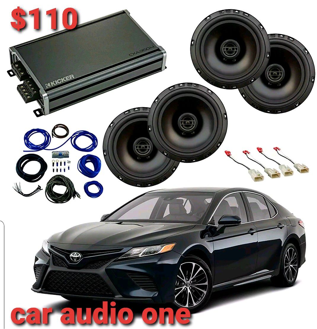 4xNew Rockford Fosgate PUNCH P1650 6.5" 110 Watt 2 Way Car Coaxial Speakers Audio