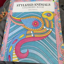 Stylized Animals Coloring Book 