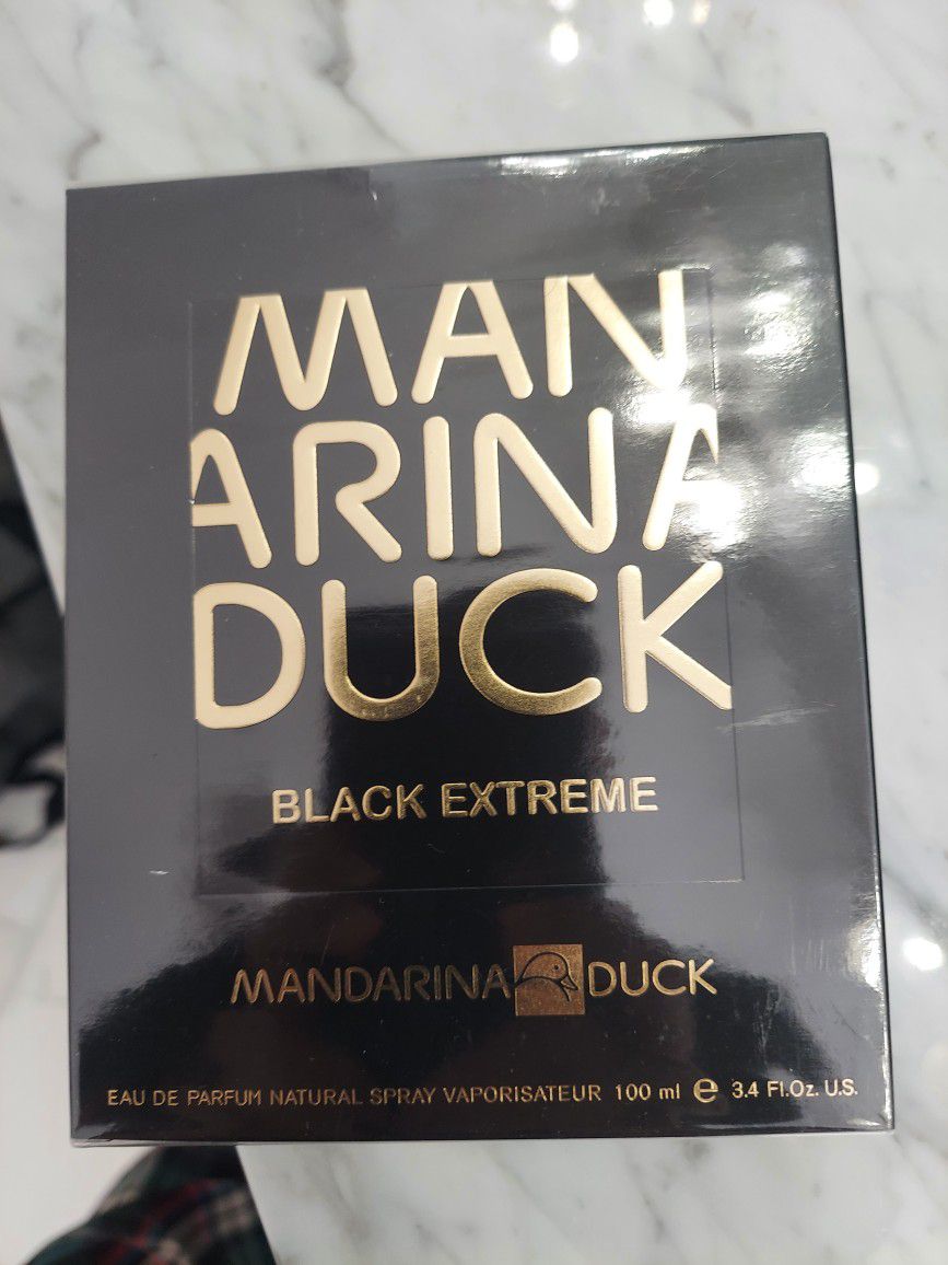 NIB Mandarina Duck Black Extreme EDP 100 mL/3.4 oz