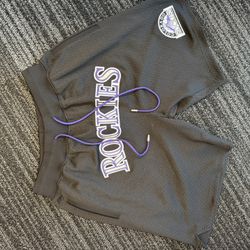 Mitchell & Ness Just Don Colorado Rockies Shorts 