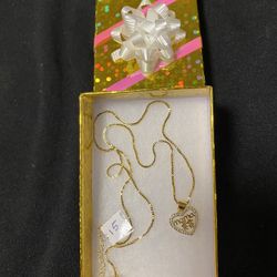 Gold Plated Necklace  14K