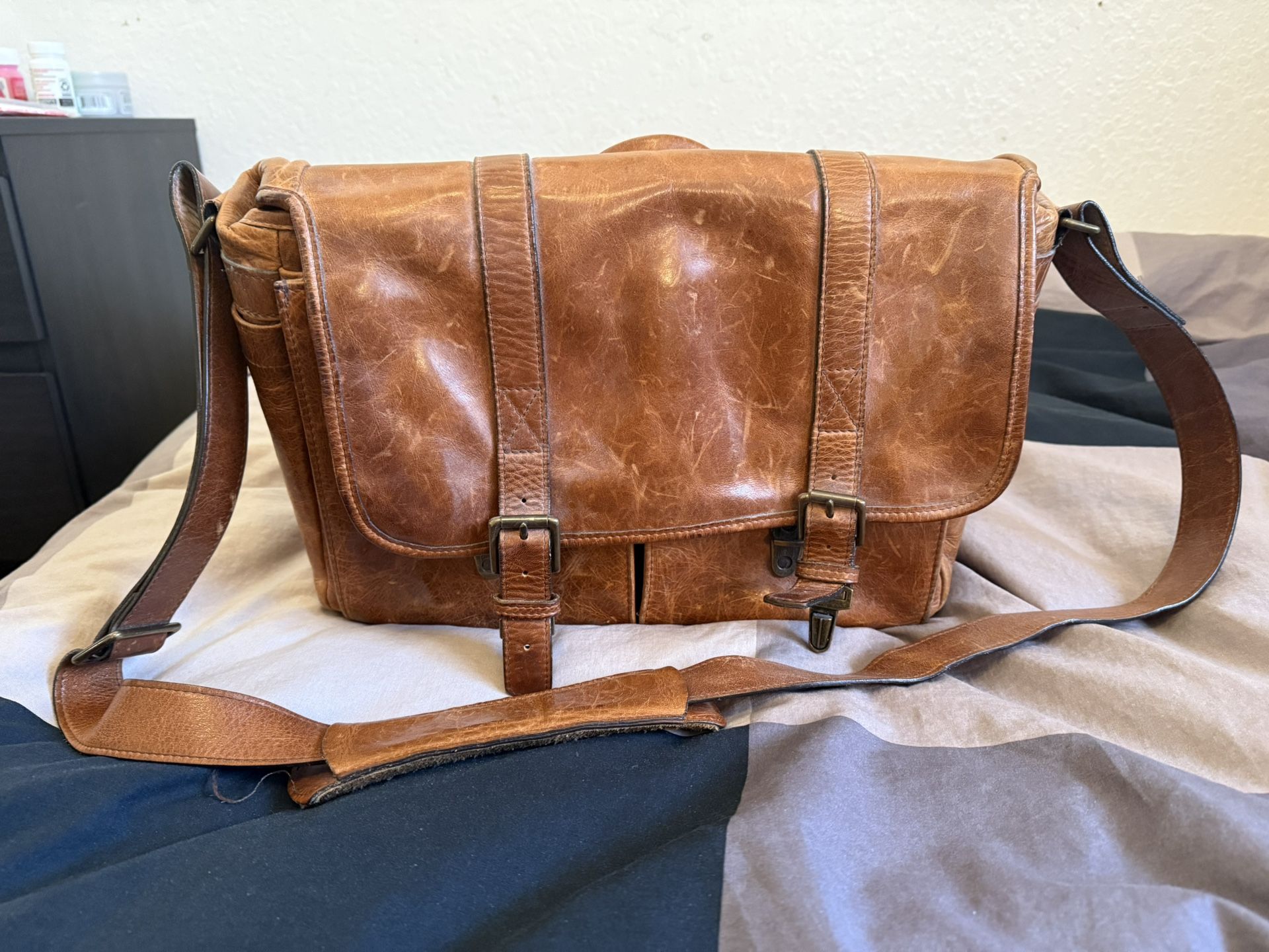 ONA Brixton Leather Camera Messenger Bag