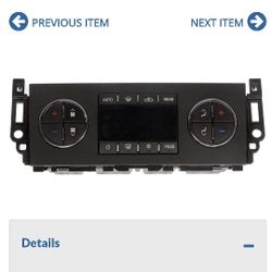 Lot # DO4649: Dorman 599-142 Front Remanufactured Climate Control Module Compatible with Select Chevrolet/GMC Models (OE FIX)