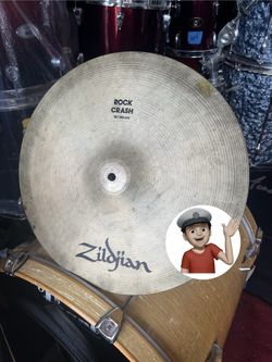 🔥 16” Zildjian Crash Cymbal Drums Drum Set