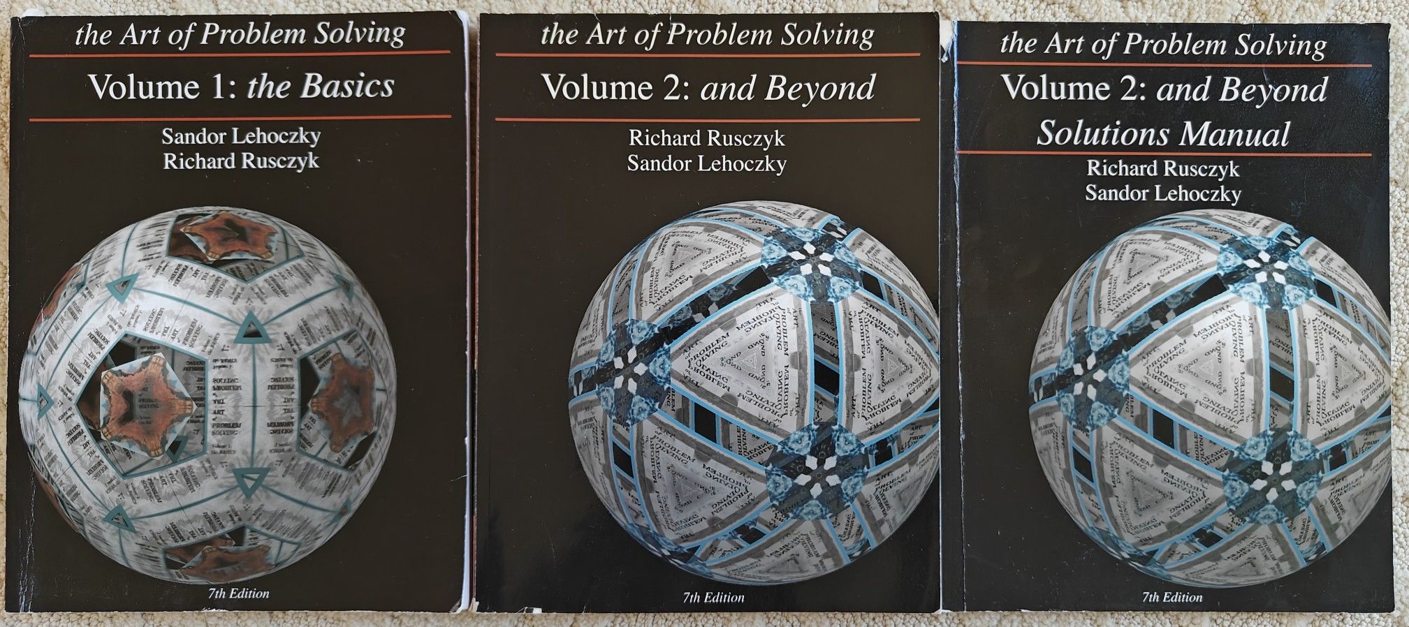 The Art of Problem Solving, Vol. 1, Vol. 2 & Vol. 2 Solutions Manual