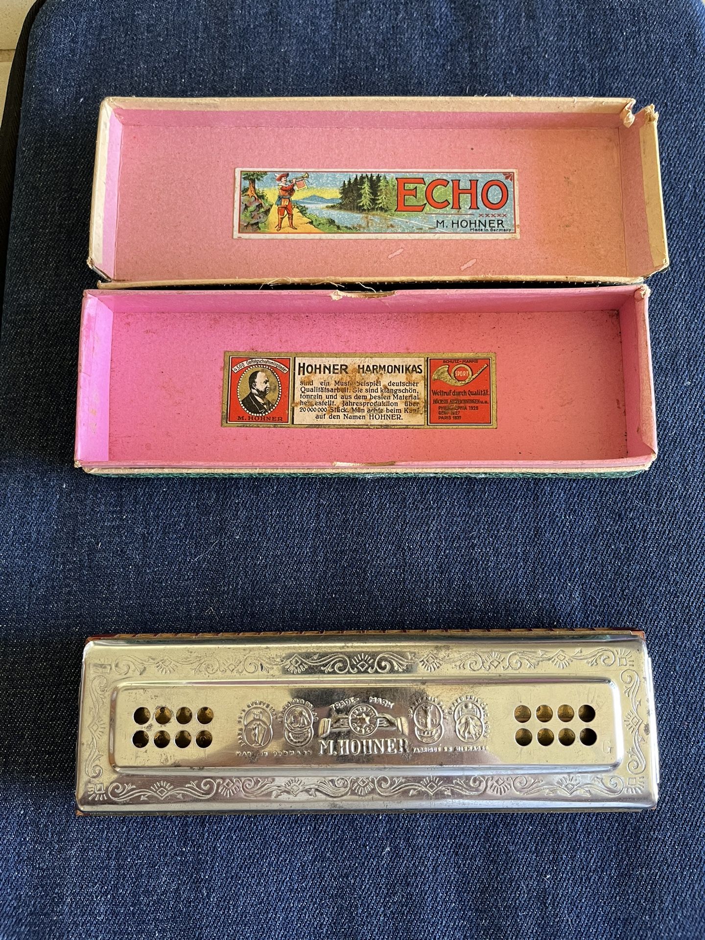 The Echo Harp Harmonica C/G