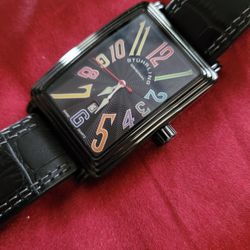 ⚡️RARE Stuhrling Ozzie Symphony Uptown Rainbow 102 Watch