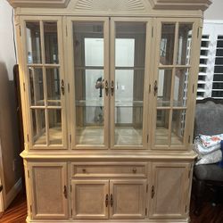 China Cabinet 2 Piece 