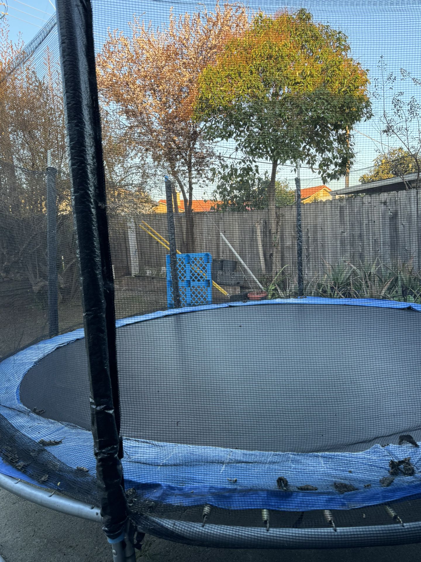 9 Ft trampoline (disassembled)