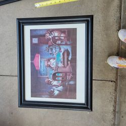 “Framed Dogs Playing Poker"