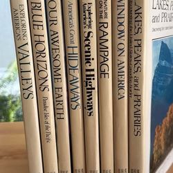 National Geographic Society Vintage Hardcover Book Set - 8 Volumes