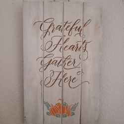 10.5 x 17 Wooden Decor