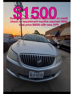 2015 Buick lacrosse no credit application