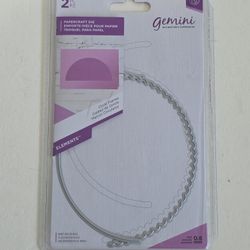 Gemini by Crafter's Companion 2pc Circle Frames Stamp and Die Set