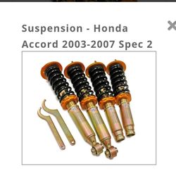 Suspension - Honda Accord 2003-2007 Spec 2 Coilovers