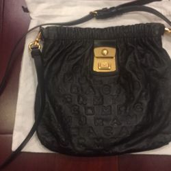 Marc By Marc Jacobs Embossed Crossbody Bag In Black