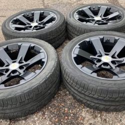 22” Chevy Suburban Silverado Tahoe We Finance Cadillac Escalade GMC Sierra Yukon Denali Rims Tires Set