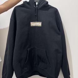 Supreme Burberry Box Logo SS22 BLACK SIZE XXL