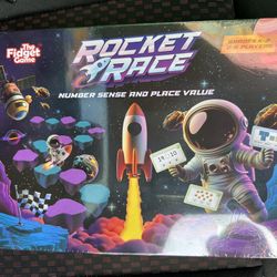 Fidget Rocket Race Game for Kids 5-8 | Math Board Game Grade K-2 Classroom