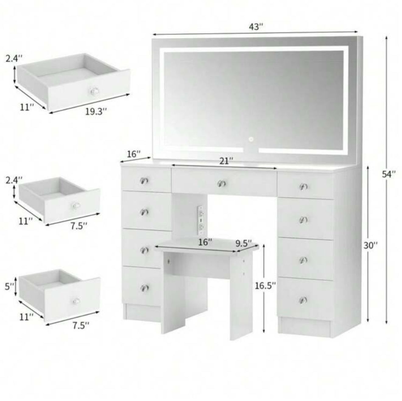 Makeup Vanity (read description)