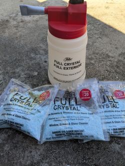 Full Crystal Window Cleaning Kit With 3 Packets