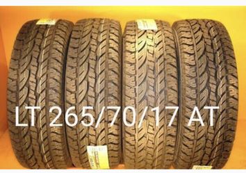 4   New Tires   For Sale   275/55/20      We Service Motorcycle Tires