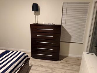 Queen bed frame and dresser